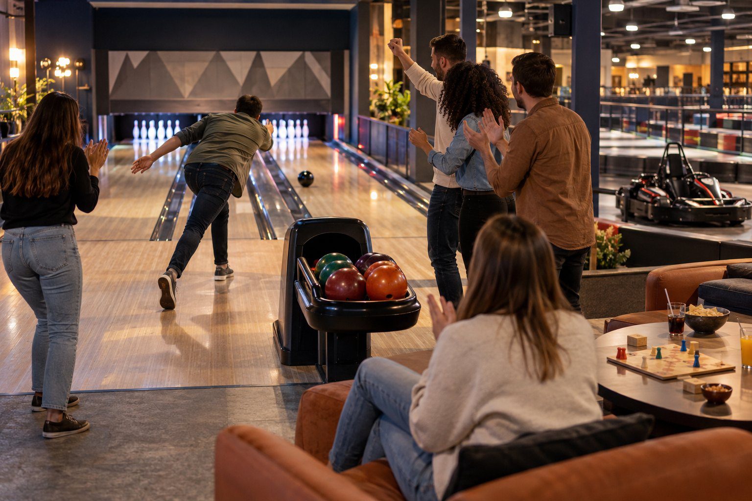 Bowling, karting et jeux de société : le tiercé gagnant d'une soirée entre amis