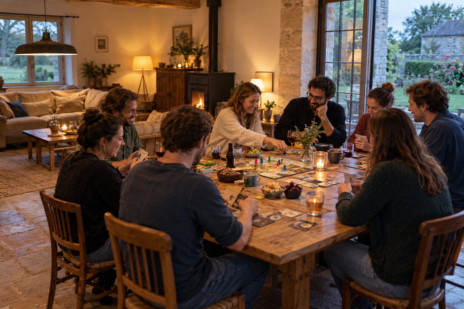 Organiser un week-end de jeu entre amis, et pourquoi le logement décide de tout